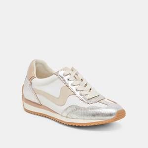 NEW DOLCE VITA women's b.ntcd sneaker in silver multi